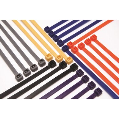 The Best Connection 7.5" Nylon Wire Tie Red