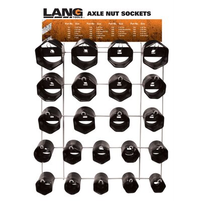 Lang Tools (Kastar) 1291 - 22-Piece Axle Nut Display