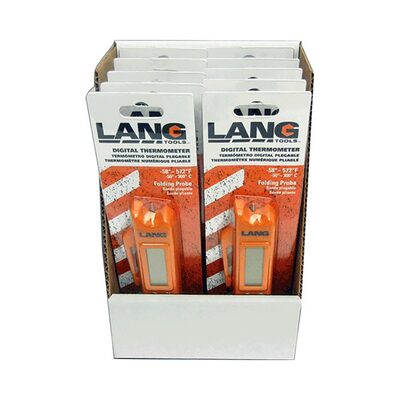 Lang Tools (Kastar) 10PK Pocket Digital Thermometers Display