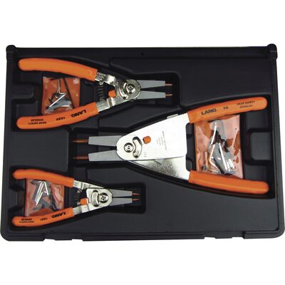 Lang Tools (Kastar) 1465 - 3-PC. Quick Switch Retaining Ring Pliers Set