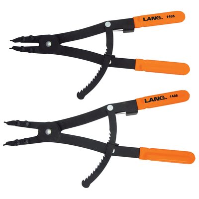 Lang Tools (Kastar) 1487 - 2-PC Internal/External Retaining Ring Pliers Set