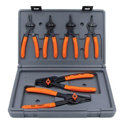 Lang Tools (Kastar) 3597 - 6-Pc. Combination Internal/External Snap Ring Pliers Set