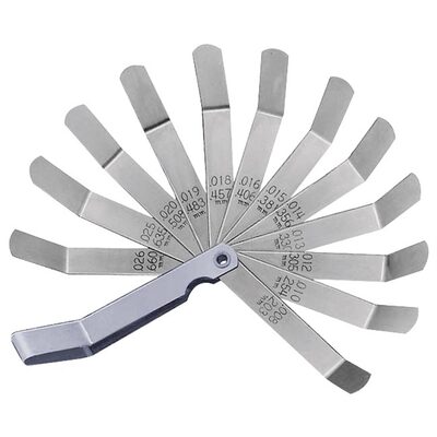 Lang Tools (Kastar) 39A - 12-Blade Offset Feeler Gauge 4" Long