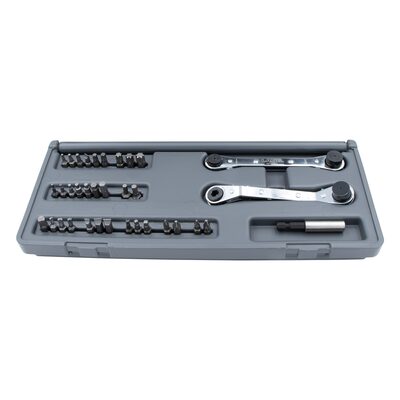 Lang Tools (Kastar) 5457 - 35-PC. Ratcheting Screwdriver Bit Wrench Set