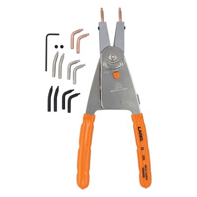 Lang Tools (Kastar) 75 - Quick Switch Pliers with Automatic Ratchet Lock and Tip Kit