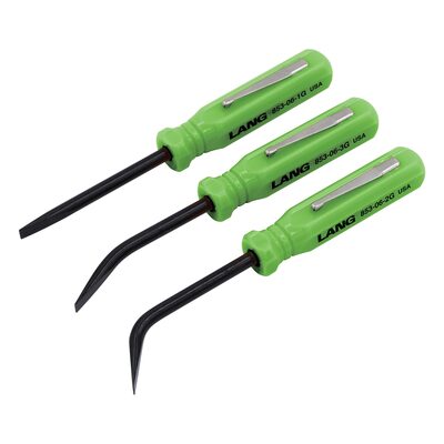 Lang Tools (Kastar) 3-Piece Mini Green Pocket Pry Bar Set