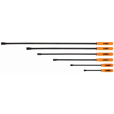 Lang Tools (Kastar) 6pc Pry Bar Set Sizes consisting of 12", 17", 25", 31". 36" and 45" pry bars