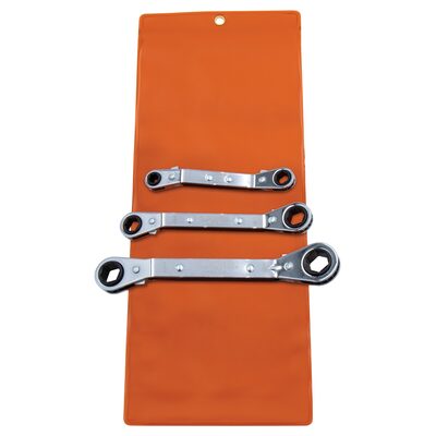 Lang Tools (Kastar) ROW-3 - 3-PC. SAE Offset Wrench Set - Vinyl Pouch