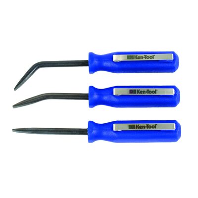 Ken-tool Pocket pry bars, straight, 27&55 degree angled pry bars