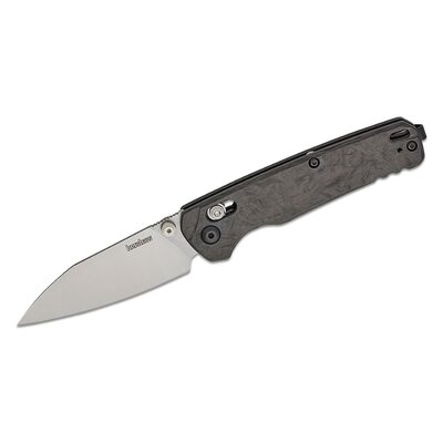Kershaw  Bel Air Manual Open DuraLock MagnaCut Reverse Tanto Blade EDC Folding Pocket Knife - Carbon Fiber