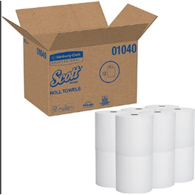Kimberly-Clark Scott&reg; Essential Universal Hard Roll Towels 12 Rolls