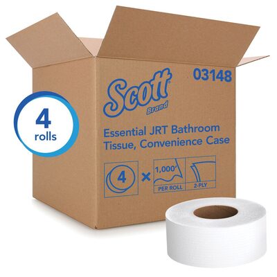 Kimberly-Clark SCOTT JUMBO ROLL JR BATH TISSUE