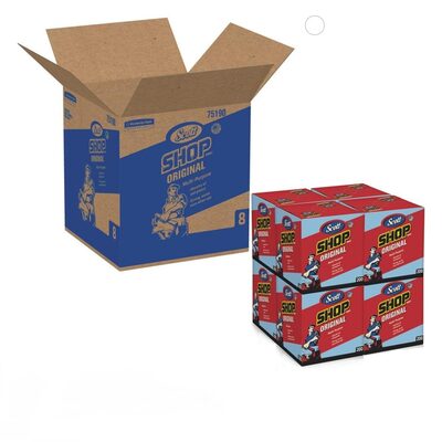 Kimberly-Clark SHOP TOWELS IN A BOX CASE OF 8