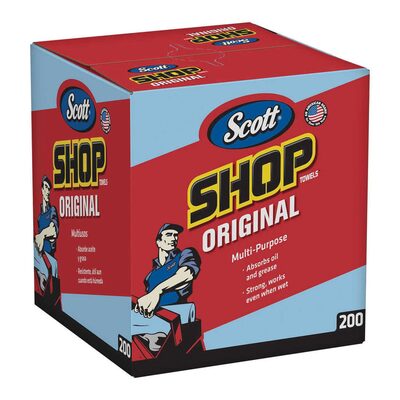 Kimberly-Clark SHOP TOWELS IN A BOX 200CT (SHEET SIZE 9X12)