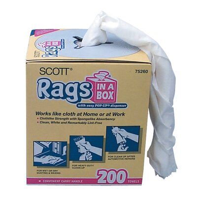 Kimberly-Clark 160Boxes-Scott Rags In A Box
