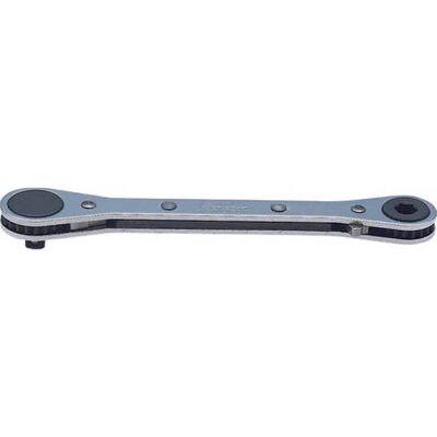 Ko-ken USA 138 1/4 Inch Square and Hex Dual Ratchet Handle - Length 141 mm