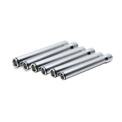 Ko-ken USA 3/8��&ugrave; Sq. Dr. Extra Deep Nut Grip Socket Set - 6 pieces - RS3350AM/6-L120