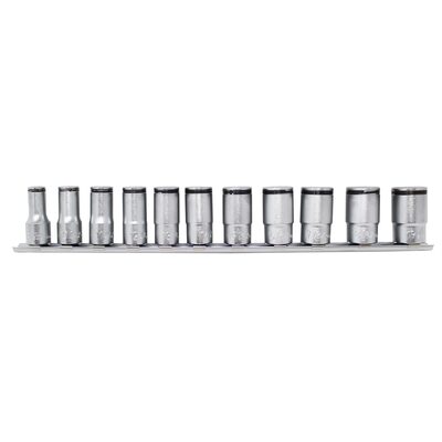 Ko-ken USA Special 3/8 Sq. Dr. Semi-Deep Socket set 8-19mm Nut Grip  11 pieces