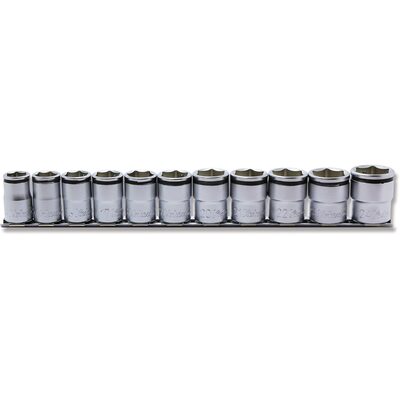 Ko-ken USA 1/2 Sq. Dr. NUT GRIP Socket Set, - 11 Pieces. 14-24mm - RS4450M/11
