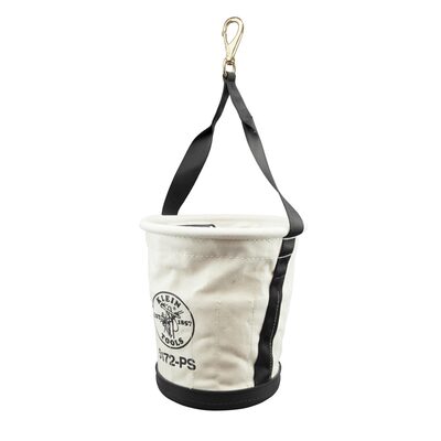 Klein Tools Heavy-Duty Tapered Wall Bucket 15 Pocket