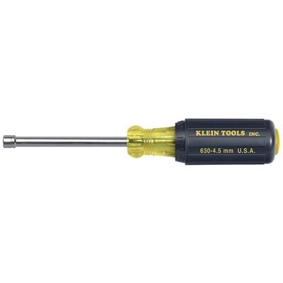 Klein Tools 3/8-Inch Nut Driver with 3-Inch Hollow Shaft