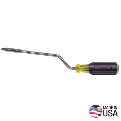 Klein Tools Multi-Bit Screwdriver, 2-in-1 Rapi-Drive Phillips and Slotted Bits