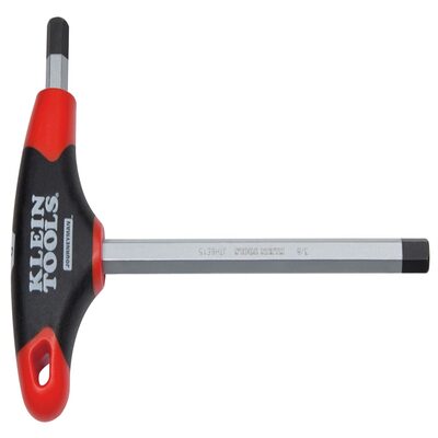Klein Tools 5/16-Inch Hex Key, Journeyman&trade; T-Handle, 9-Inch