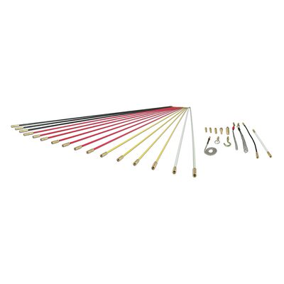 Klein Tools Mega Fish Rod Kit, 52.5-Foot, 34-Piece