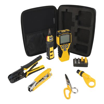Klein Tools VDV Apprentice Cable Installation Kit with Scout&reg; Pro 3, 6-Piece