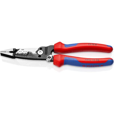 KNIPEX Forged Wire Strippers packaged in clam shell- Multi-Component Handle
