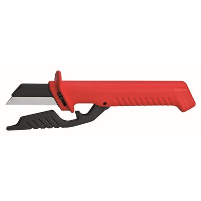KNIPEX CABLE KNIFE W/GUARD-1,000V INSLTD