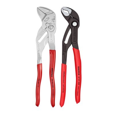 KNIPEX 2 Pc 10" Cobra&reg; Water Pump and Pliers Wrench Set