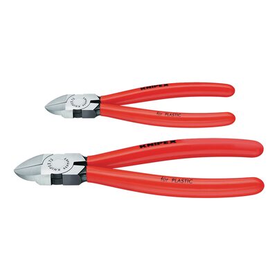 KNIPEX 2-Piece Flush Cut Diagonal Cutters Set