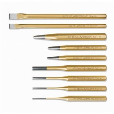 KNIPEX 9 Pc Punch and Chisel Set