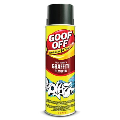 Klean Strip Goof Off FG673 Graffiti Remover, 16 oz Aerosol Can, Gas