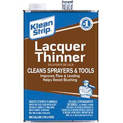Klean Strip GML170SC Lacquer Thinner, 1 gal Can, Clear