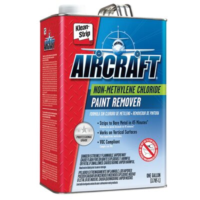 Klean Strip Aircraft QAR2000 Professional Grade Paint Stripper, 1 qt Can, Yellowish Orange, Liquid