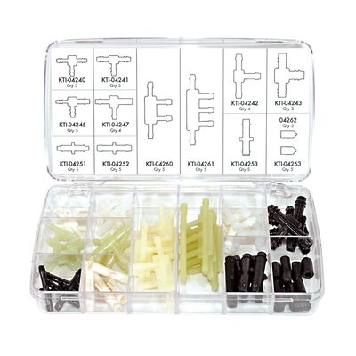 K Tool International VACUUM TEE KIT- 56 PIECE