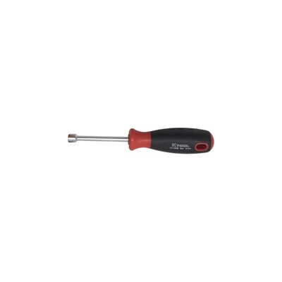 K Tool International METRIC NUT DRIVER 6MM X 75 SOFT-GRIP HANDLE