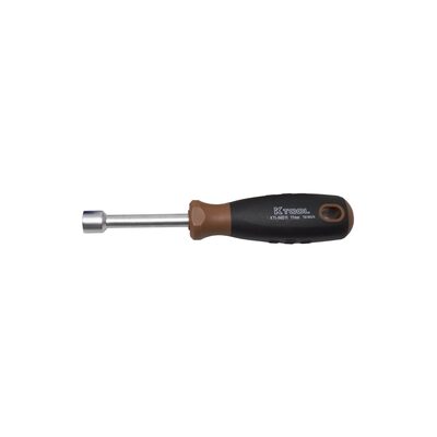 K Tool International METRIC NUT DRIVER 11MM X 75 SOFT-GRIP HANDLE