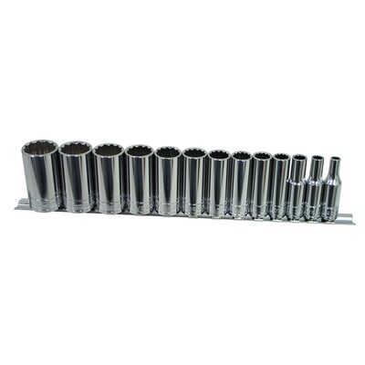 K Tool International 13-PIECE 3/8 " DR 12-PT DEEP SAE SA