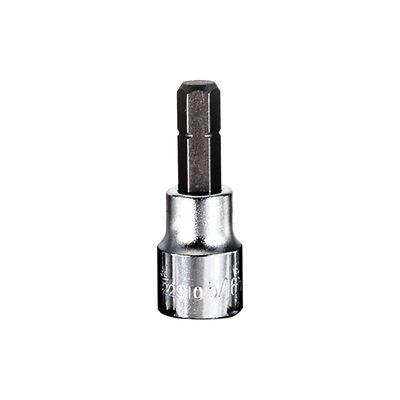 K Tool International 5/16 " X 3/8 " DR SAE HEX BIT, BRAKE