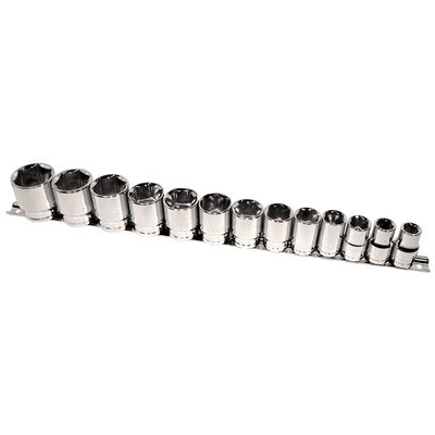 K Tool International 13-PIECE 1/2 " DR 6-PT SAE SHAL