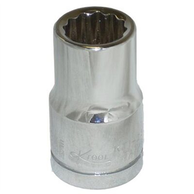 K Tool International 1/2" X 1/2" DR 12-PT SAE STANDARD