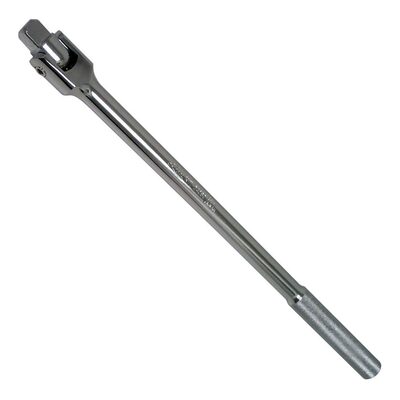K Tool International 3/4" Drive Breaker Bar, 20" Long, Polished Chrome Flex Head