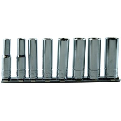 K Tool International SOC SET 1/4" DR 8 PC MM DEEP
