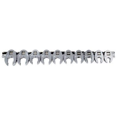 K Tool International Crowfoot Flare Nut Set Metric 10 Piece 3/8 Inch Drive