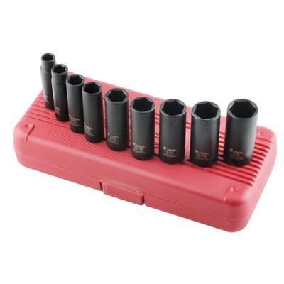 K Tool International SOC SET IMP 3/8" DR DEEP 9 PC.