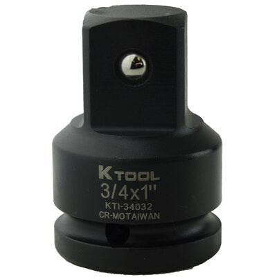 K Tool International SOC ADAPTOR IMP 3/4" FEMALE 1" MALE