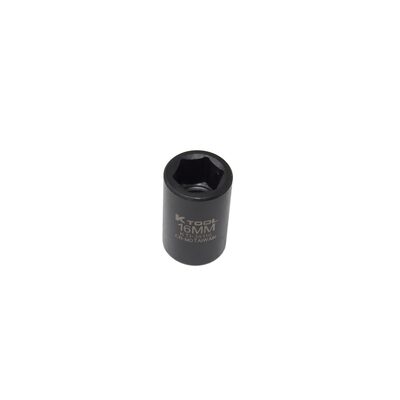 K Tool International Socket Impact 16mm 1/2 in. Dr